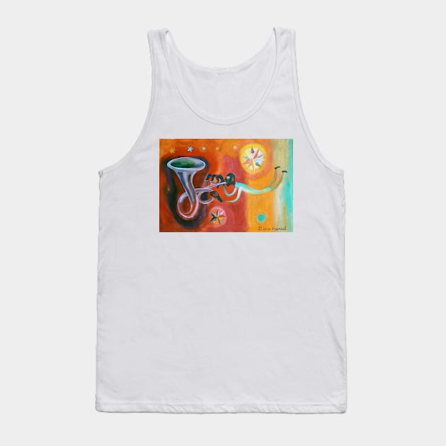 crazy sax 3 Tank Top by diegomanuel